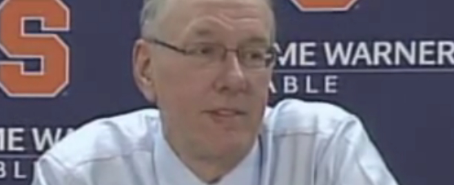 The 2010 S.O.B. for Best Boeheim Quote