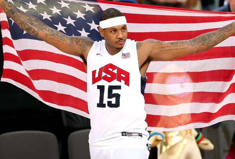 Syracuse Legend Carmelo Anthony Passes Michael Jordan on Olympic Scoring List