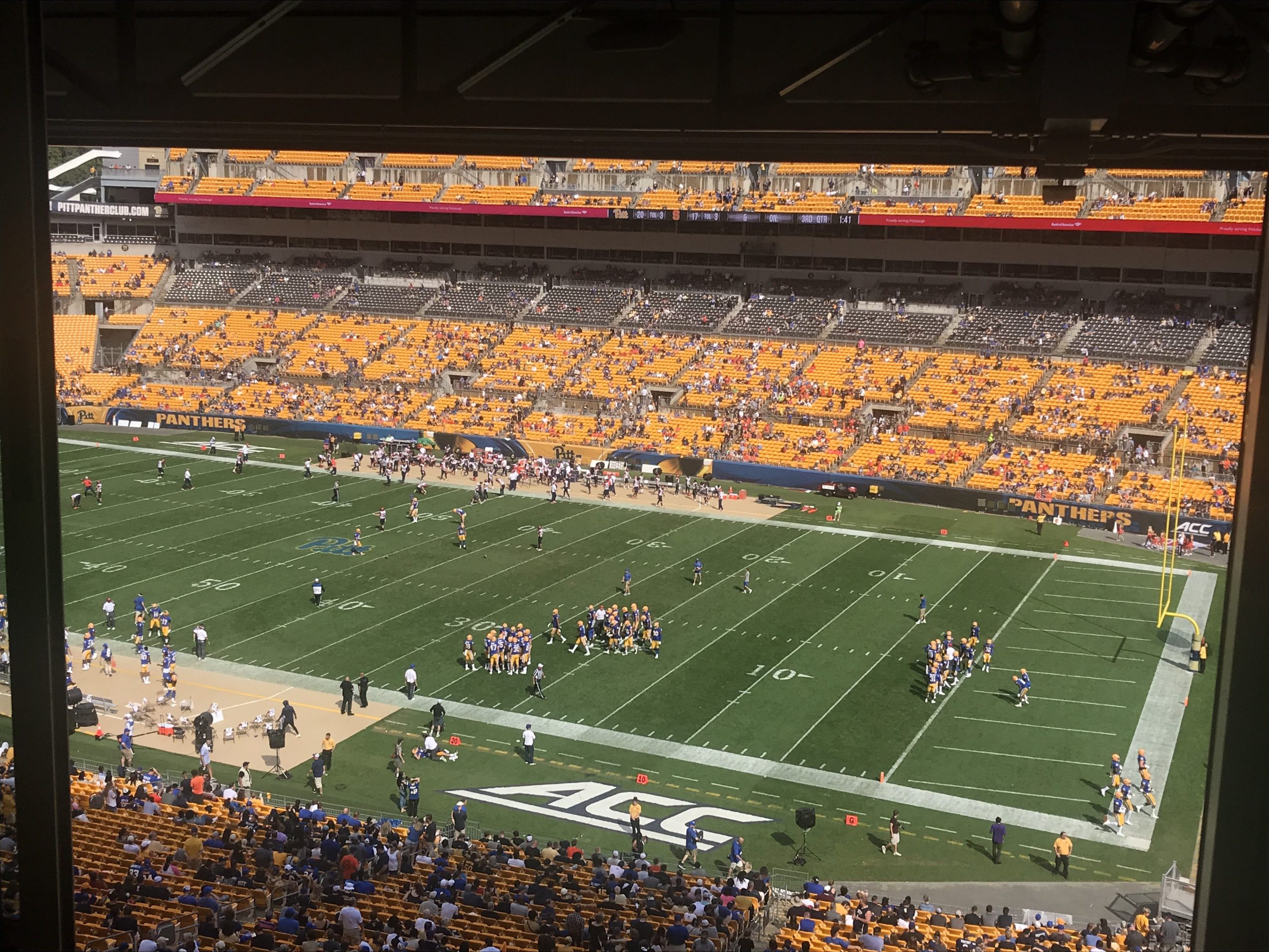 First Half Facts: Pittsburgh 20, Syracuse 17