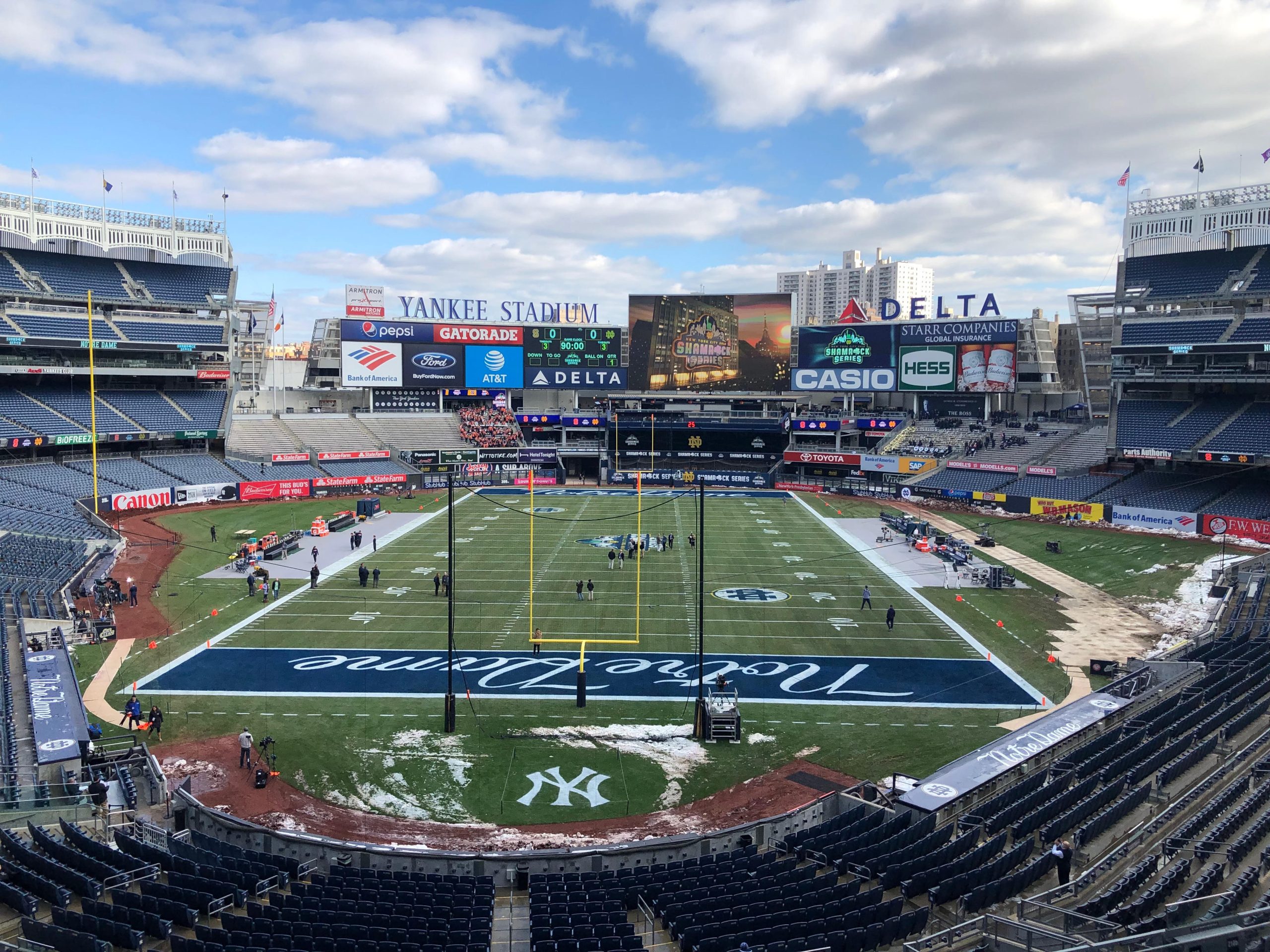 Clobbering in the City: #3 Notre Dame Beats Up On #12 Syracuse at Yankee Stadium