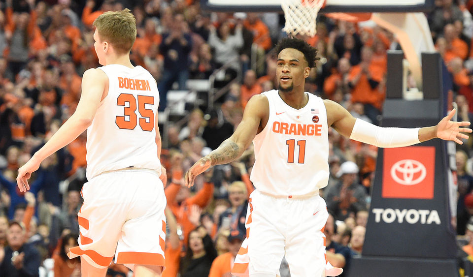 Three-Point Parade Gives Syracuse 73-53 Win over Miami