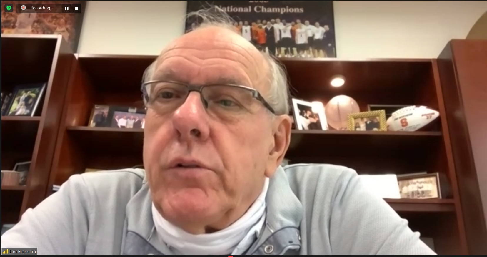 Jim Boeheim Previews 2020-21 Season