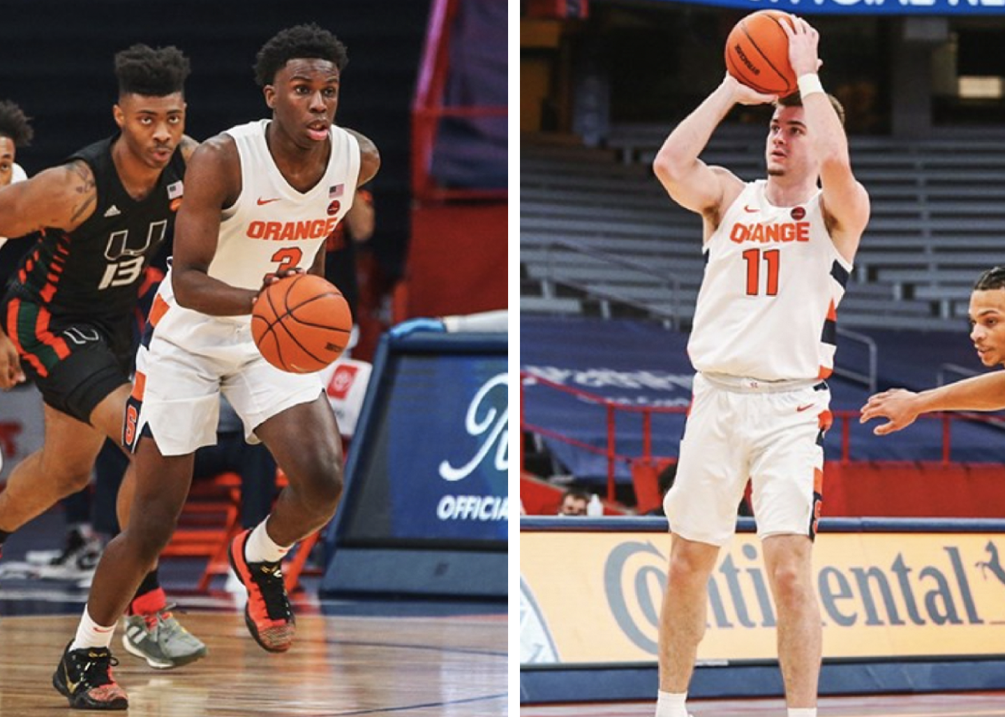 Rocked Like a Hurricane: Syracuse Beats Miami 83-57 as Girard, Richmond Shine
