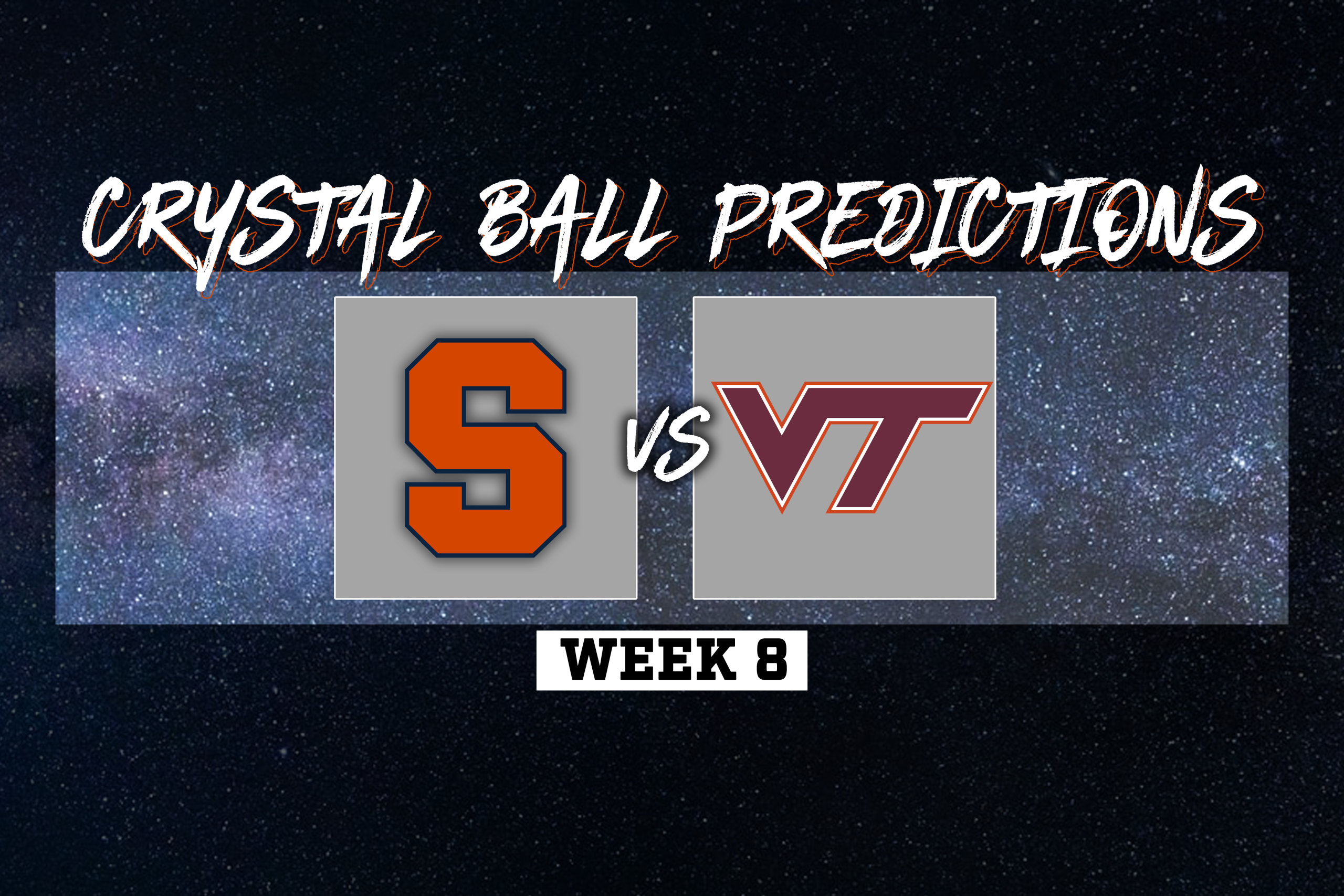 Syracuse @ Virginia Tech: Crystal Ball Predictions