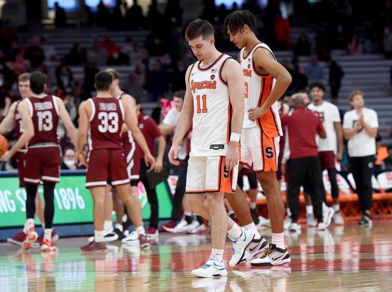 Syracuse Shocked by Colgate 100-85, Ending 59-Year Unbeaten Streak