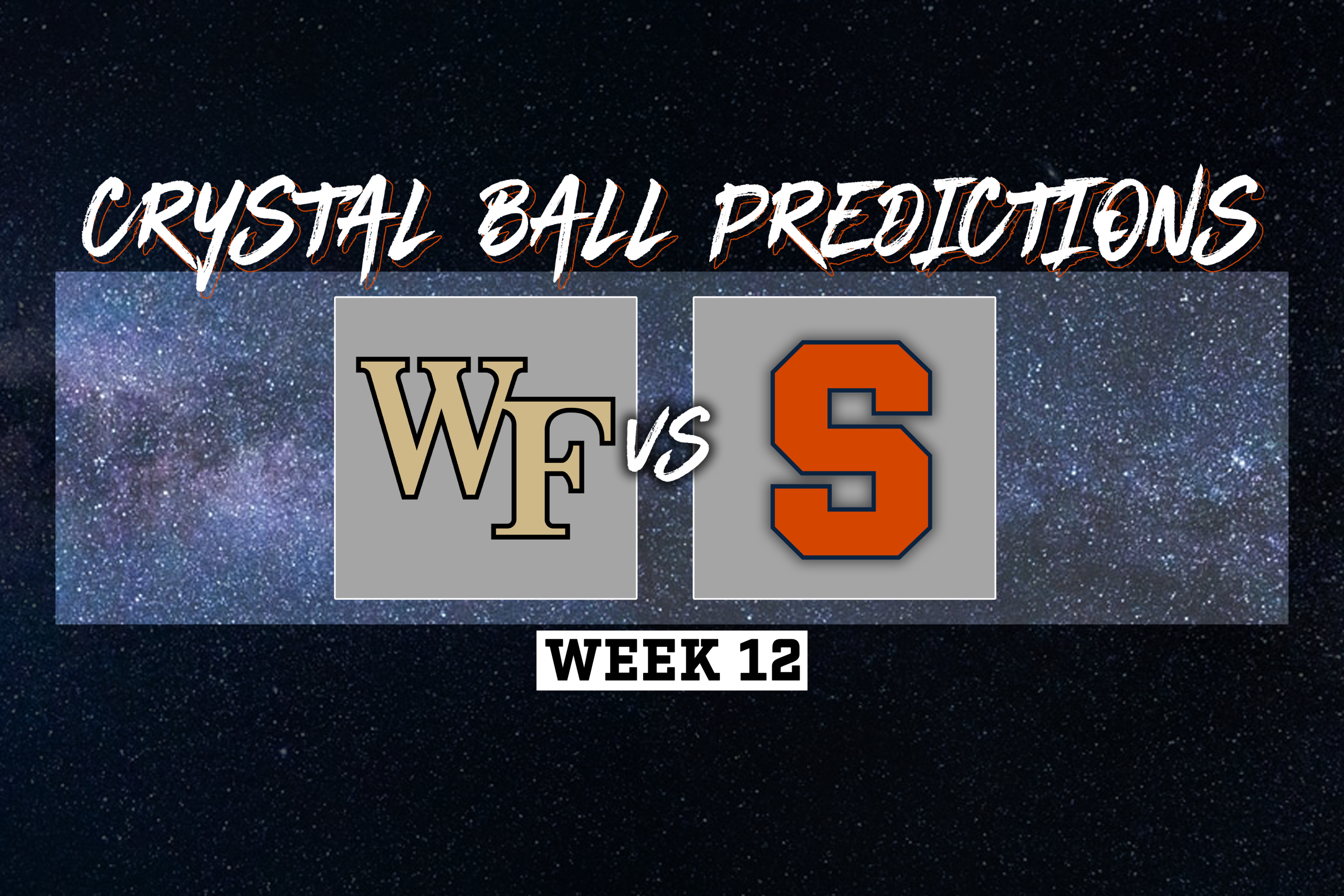 Syracuse Vs. Wake Forest: Crystal Ball Predictions